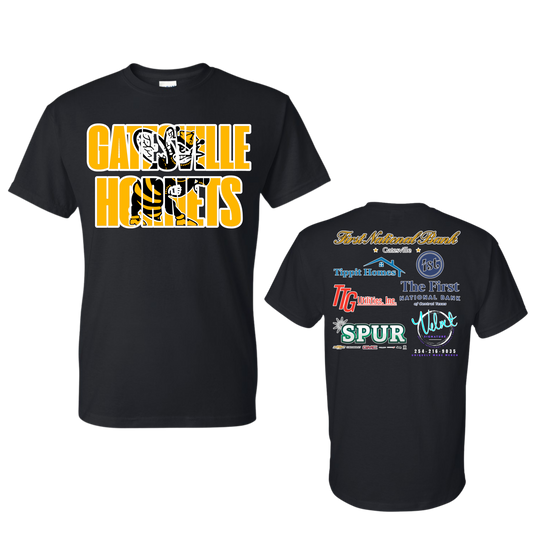Black Tee - Gatesville Hornets Fan Shirt